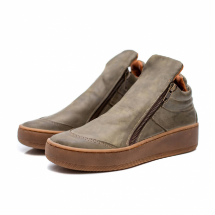 Bota Creta Aged verde