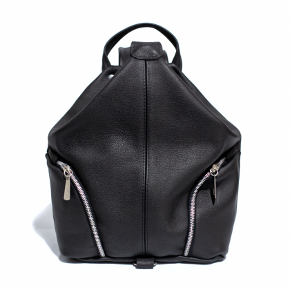 Mochila Turquesa Cuero floater negro