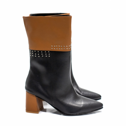 Bota 2421 Negro y Suela